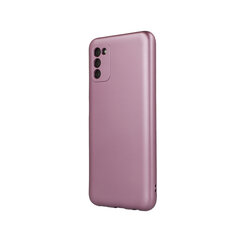 Metallic Samsung Galaxy S22 Ultra pink kaina ir informacija | Telefono dėklai | pigu.lt
