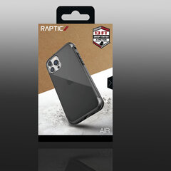 Raptic X-Doria Air iPhone 14 Pro Max armored black цена и информация | Чехлы для телефонов | pigu.lt