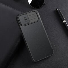 Nillkin Qin Cloth Pro iPhone 14 Plus Camera Protector Holster Flip Blue kaina ir informacija | Telefono dėklai | pigu.lt
