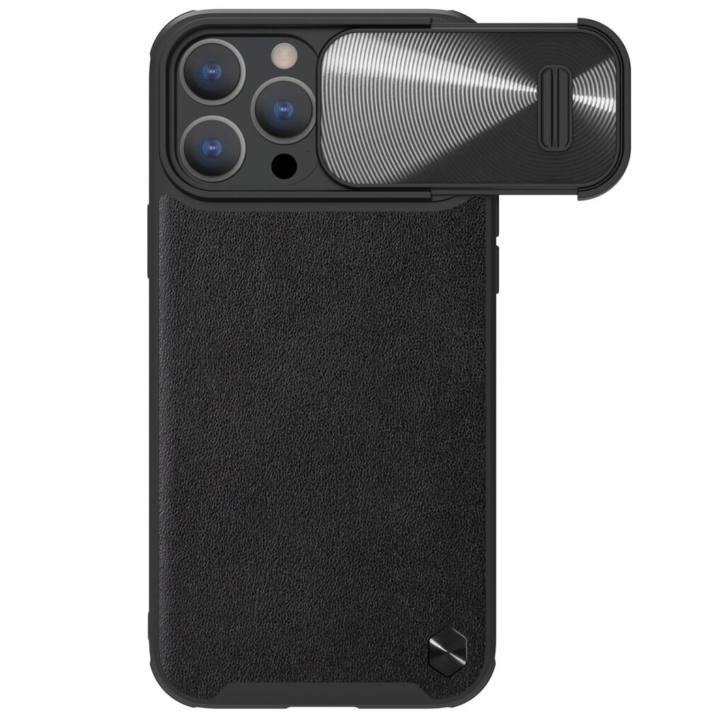 Nillkin CamShield Leather S iPhone 14 Pro Max 6.7 2022 Black цена и информация | Telefono dėklai | pigu.lt