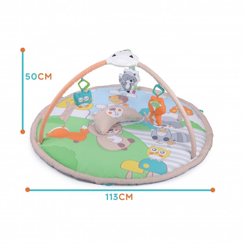 Veiklos kilimėlis su projektoriumi Woopie, žalias kaina ir informacija | Žaislai kūdikiams | pigu.lt