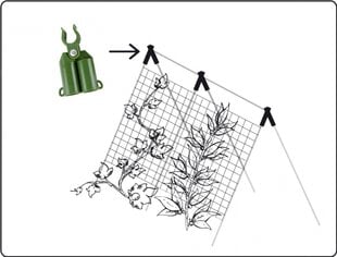 Jungtis sodo kuoliams 20 mm, 4 vnt. kaina ir informacija | Sodo įrankiai | pigu.lt