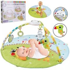 Interaktyvus vaikiškas žaidimų kilimėlis Woopie, žalias kaina ir informacija | Žaislai kūdikiams | pigu.lt