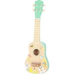 Vaikiška medinė ukulėlė - gitara, Tooky Toy kaina ir informacija | Lavinamieji žaislai | pigu.lt