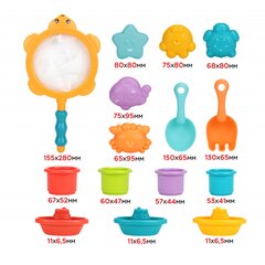 Vandens arba smėlio žaislų rinkinys 15 vnt kaina ir informacija | Žaislai kūdikiams | pigu.lt