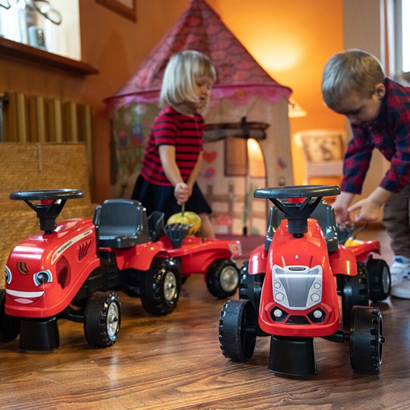 Paspiriamas traktorius su priekaba ir priedais Falk kaina ir informacija | Žaislai kūdikiams | pigu.lt
