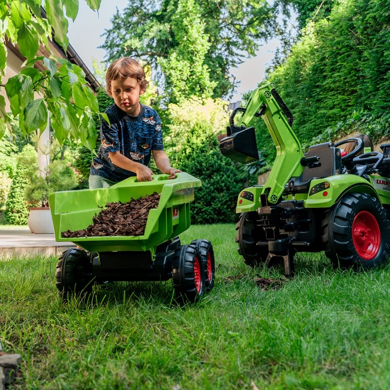 Minamas traktorius su priekaba CLAAS Falk kaina ir informacija | Žaislai berniukams | pigu.lt