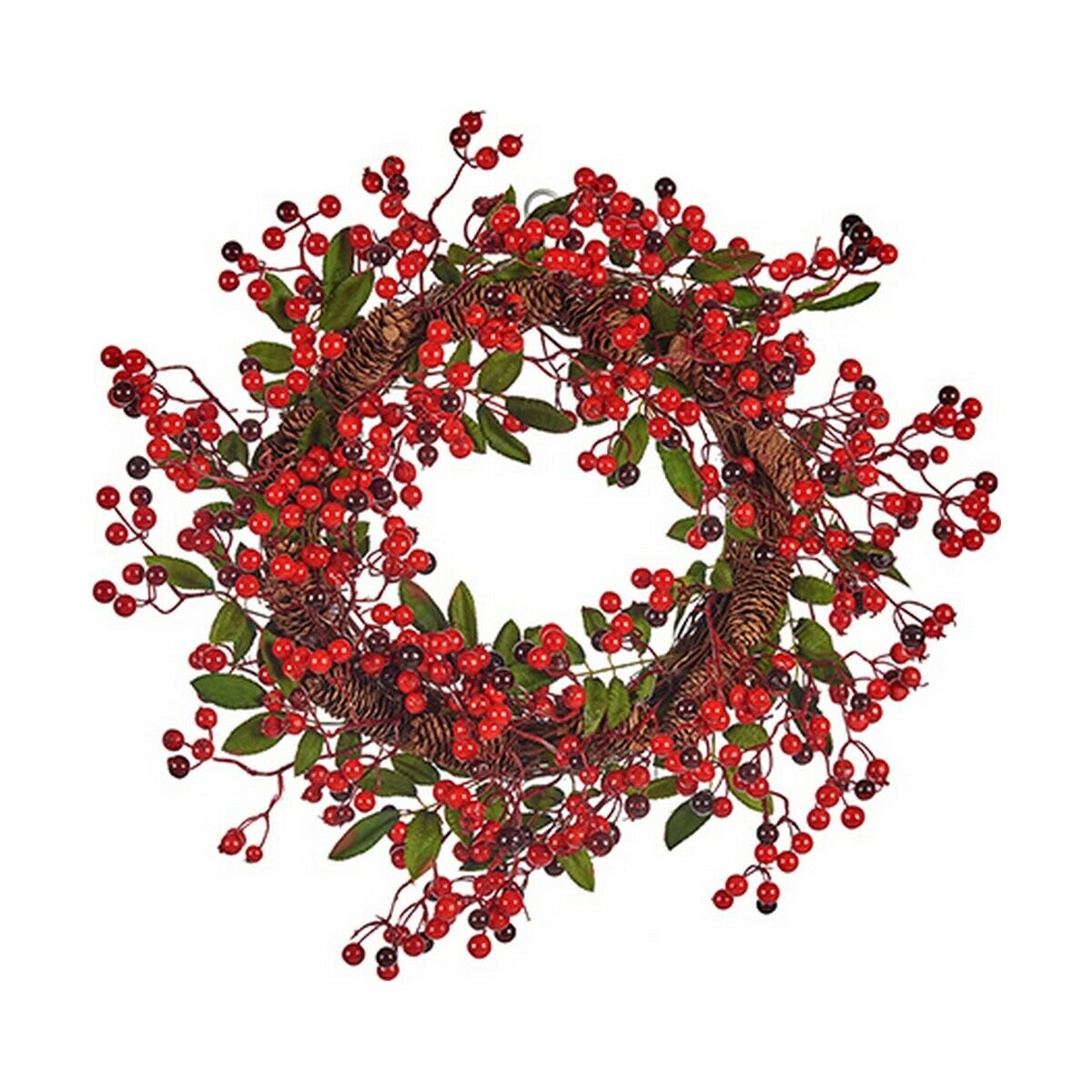 Kalėdinis vainikas Raudona Žalia (55 x 15 x 55 cm)