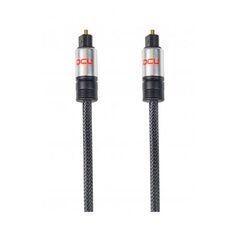 Опто-волоконный кабель DCU 30751030 2 m Чёрный цена и информация | Кабели и провода | pigu.lt