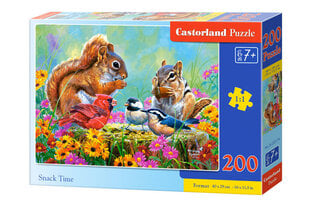 Dėlionė Castorland Snack time, 200 dalių kaina ir informacija | Dėlionės (puzzle) | pigu.lt