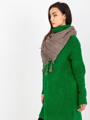 лента-шарф at-ch-bf48172 темно-коричневый цена и информация | Женские шарфы, платки | pigu.lt