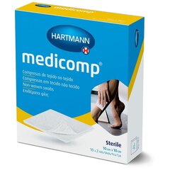 Sterili marlė Hartmann Medicomp, 10 x 10 cm, 20 vnt. kaina ir informacija | Pirmoji pagalba | pigu.lt