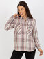 Marškiniai moterims 307124, rudi kaina ir informacija | Palaidinės, marškiniai moterims | pigu.lt