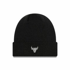 Kepurė vyrams New Era NBA Chicago Bulls Metallic S6461615, juoda kaina ir informacija | Vyriški šalikai, kepurės, pirštinės | pigu.lt