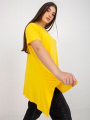 желтая гладкая блуза больших размеров из вискозы цена и информация | Женские блузки, рубашки | pigu.lt