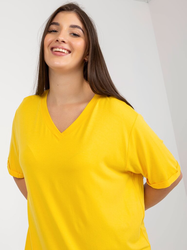 Palaidinė moterims 312075, geltona цена и информация | Palaidinės, marškiniai moterims | pigu.lt