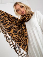 женский верблюжий и черный леопардовый шарф цена и информация | Шарф женский | pigu.lt