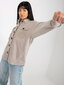 Mraškiniai moteirms 315229, rudi kaina ir informacija | Palaidinės, marškiniai moterims | pigu.lt