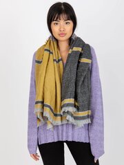 бандана at-ch-14201-1.77p черная/желтая цена и информация | Женские шарфы, платки | pigu.lt