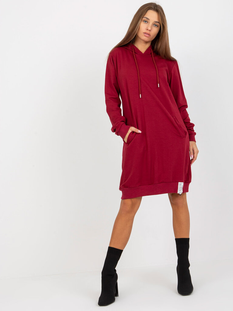 Suknelė - džemperis moterims 315481, raudonas kaina ir informacija | Suknelės | pigu.lt