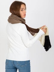 szalik at-sz-lm72271.94 черный/бежевый/коричневый цена и информация | Женские шарфы, платки | pigu.lt
