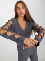 свитер vi-sw-20253.29 темно-серый цена и информация | Женские кофты | pigu.lt
