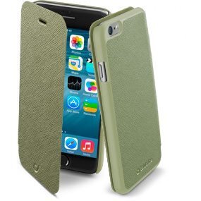 Apple iPhone 6 cover BOOK COLOR by Cellular green kaina ir informacija | Priedai telefonams | pigu.lt
