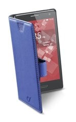 Universal Book case XL up to 4.2" by Cellular Blue цена и информация | Чехлы для телефонов | pigu.lt