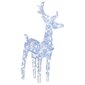 Kalėdiniai elniai, 4 vnt., akrilas, 160 šaltų baltų LED kaina ir informacija | Kalėdinės dekoracijos | pigu.lt