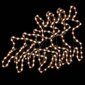 Kalėdinės dekoracijos elniai su LED, 3vnt., 57x55x4,5cm kaina ir informacija | Kalėdinės dekoracijos | pigu.lt