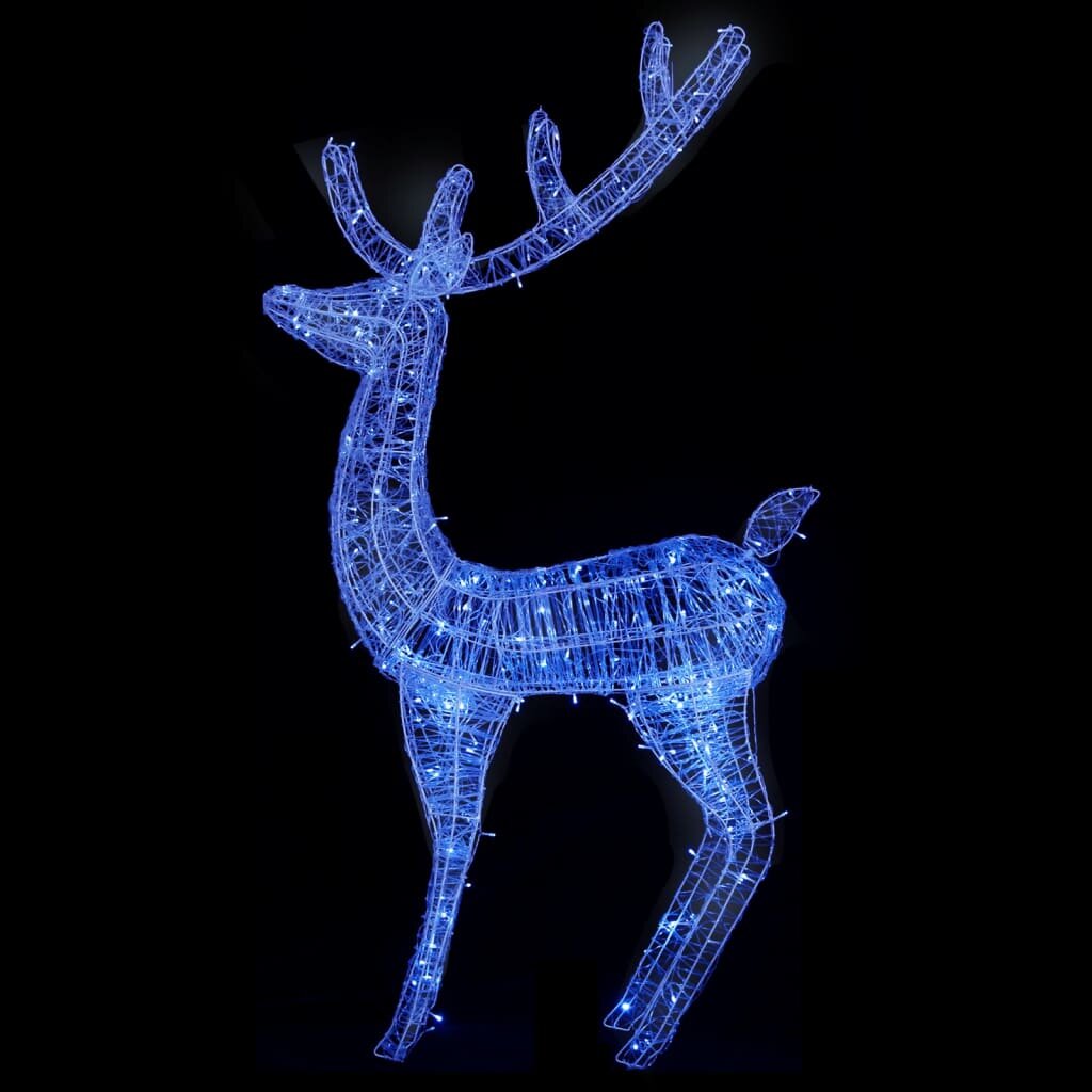 Kalėdinės dekoracijos elniai, 3vnt., 180cm, akrilas, 250 LED kaina ir informacija | Kalėdinės dekoracijos | pigu.lt