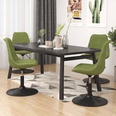 Valgomojo kėdė vidaXL, žalia kaina ir informacija | Virtuvės ir valgomojo kėdės | pigu.lt