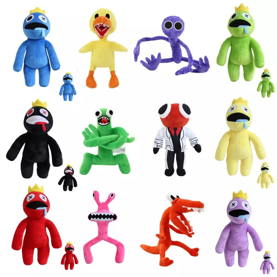 Minkštas pliušinis žaislas Rainbow friends, mėlynas, 30cm kaina ir informacija | Minkšti (pliušiniai) žaislai | pigu.lt