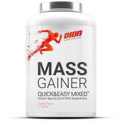 Dion Sportlab Mass Gainer, Ваниль, 1250г цена и информация | Добавки и препараты для набора мышечной массы | pigu.lt