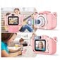 Skaitmeninė kamera vaikams rožinė +Kingston SDCS/32GB 32GB SDHC atminties kortelė kaina ir informacija | Skaitmeniniai fotoaparatai | pigu.lt