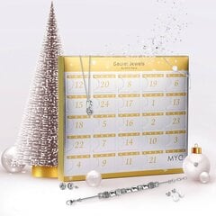 Advento kalendorius, papuošalų, moterims kaina ir informacija | Kalėdinės dekoracijos | pigu.lt
