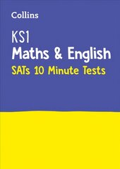 KS1 Maths and English SATs 10-Minute Tests: For the 2023 Tests цена и информация | Книги для подростков  | pigu.lt