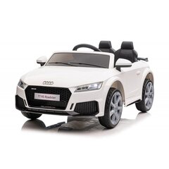 Vienvietis vaikiškas elektromobilis Audi TTRS, baltas kaina ir informacija | Elektromobiliai vaikams | pigu.lt