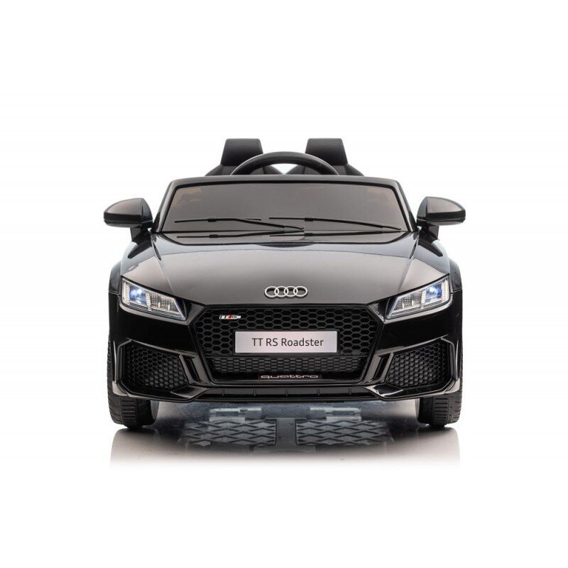 Vienvietis vaikiškas elektromobilis Audi TTRS, juodas kaina ir informacija | Elektromobiliai vaikams | pigu.lt