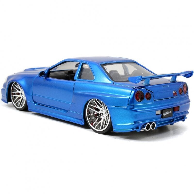 Automobilis Greiti ir įsiutę Briano Nissan Skyline GT-R 1:24 kaina ir informacija | Žaislai berniukams | pigu.lt