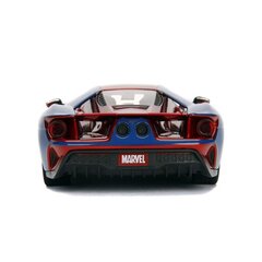 Automobilis Marvel Spiderman Car Ford GT 1:24 2017 m цена и информация | Игрушки для мальчиков | pigu.lt