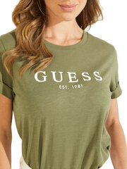 Marškinėliai moterims Guess 51568, žali цена и информация | Женские футболки | pigu.lt