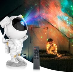Проектор Астронавт Галактика 360° цена и информация | Детские светильники | pigu.lt