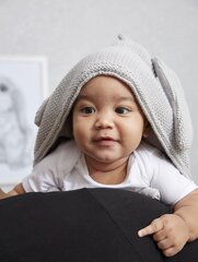 Meyco Baby pledas su gobtuvu 90x90cm цена и информация | Покрывала, пледы | pigu.lt