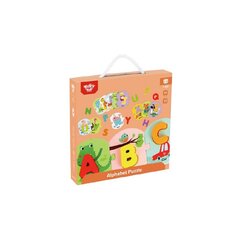 Алфавитный пазл Tooky Toy, 26 шт. цена и информация | Игрушки для малышей | pigu.lt