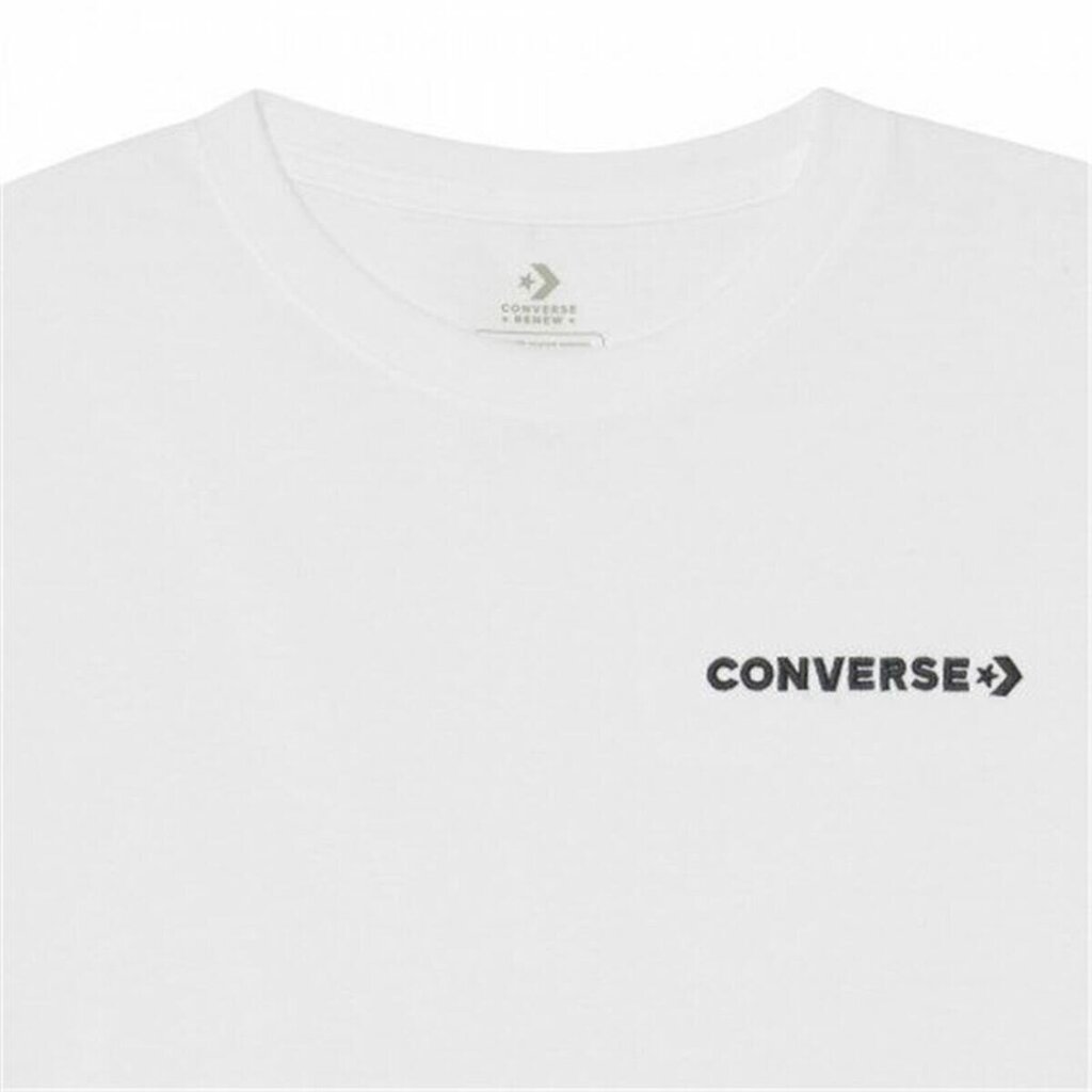Marškinėliai mergaitėms ir berniukams Converse, balti цена и информация | Marškinėliai mergaitėms | pigu.lt