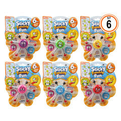 Figūrėlės-lipukai Sticky Tumbly Fun 6 vnt. kaina ir informacija | Žaislai berniukams | pigu.lt