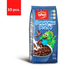 Шоколадный рис OHO, 150 г x 10 шт.  цена и информация | Сухие завтраки | pigu.lt