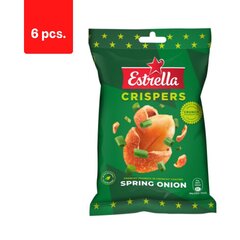 Арахис жареный со вкусом лука и хрустящей кожурой ESTRELLA, 140г x 6 шт. цена и информация | Закуски, чипсы | pigu.lt