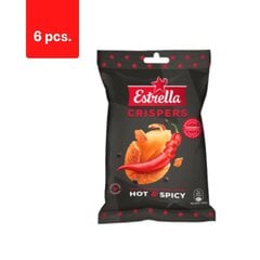 BATIK Арахис жареный ESTRELLA, со вкусом острого перца с хрустящей оболочкой, 140 г x 6 шт.  цена и информация | Закуски, чипсы | pigu.lt